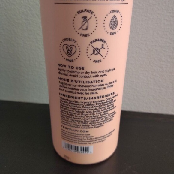 Truffluv Nourish Argan Style Cream, black truffle 16.9oz x2 - Picture 4 of 4